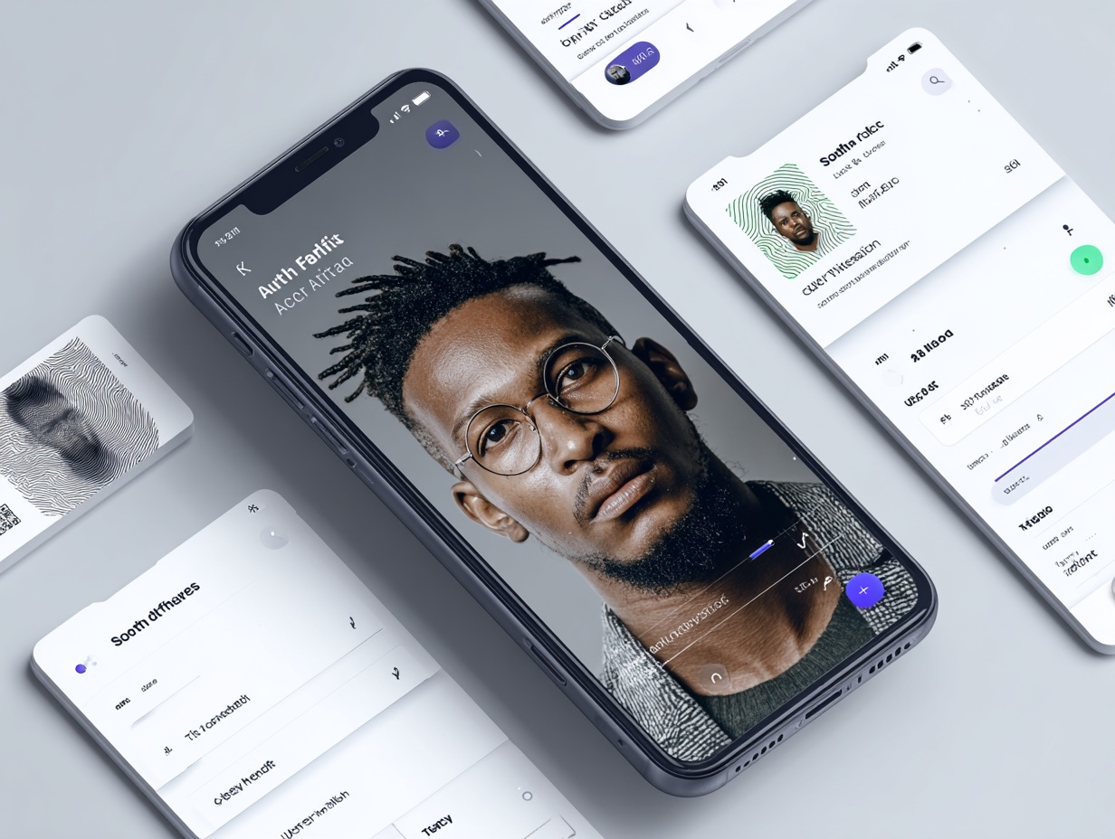 Digital ID verification and selfie face‑match UI